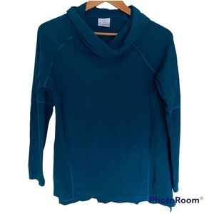 Columbia Easy Going Long Sleeve Cowl Neck Shirt, Size Medium